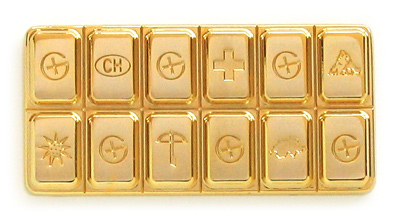 swiss geocolate geocoin gold