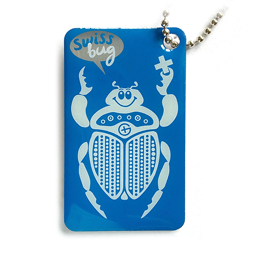 swiss bug blue