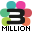3,000,000 geocaches geocoin