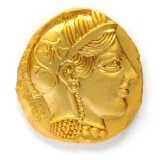 tetradrachmon geocoin | matte gold | le 50 | twin set