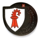 basel country geocoin | black nickel (se)