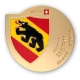 berne geocoin | matte gold (le)