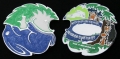 rabbit and hedgehog geocoin |nickel | spring